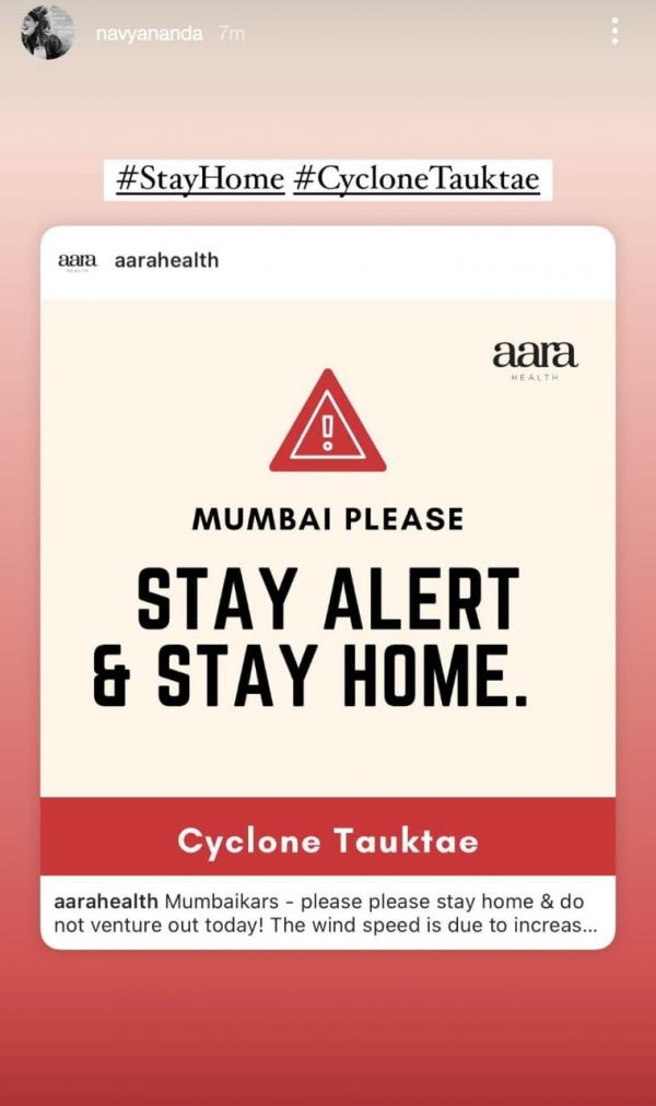 navya-says-stayhome-tauktae-gazetapost