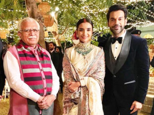 Rajkummar Rao Patralekhaa Manohar Lal Khattar Gazetapost 300x224