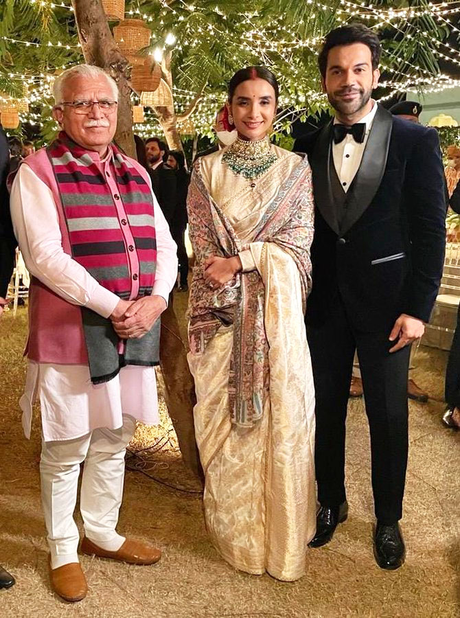 Rajkummar Rao-Patralekhaa-Manohar Lal Khattar