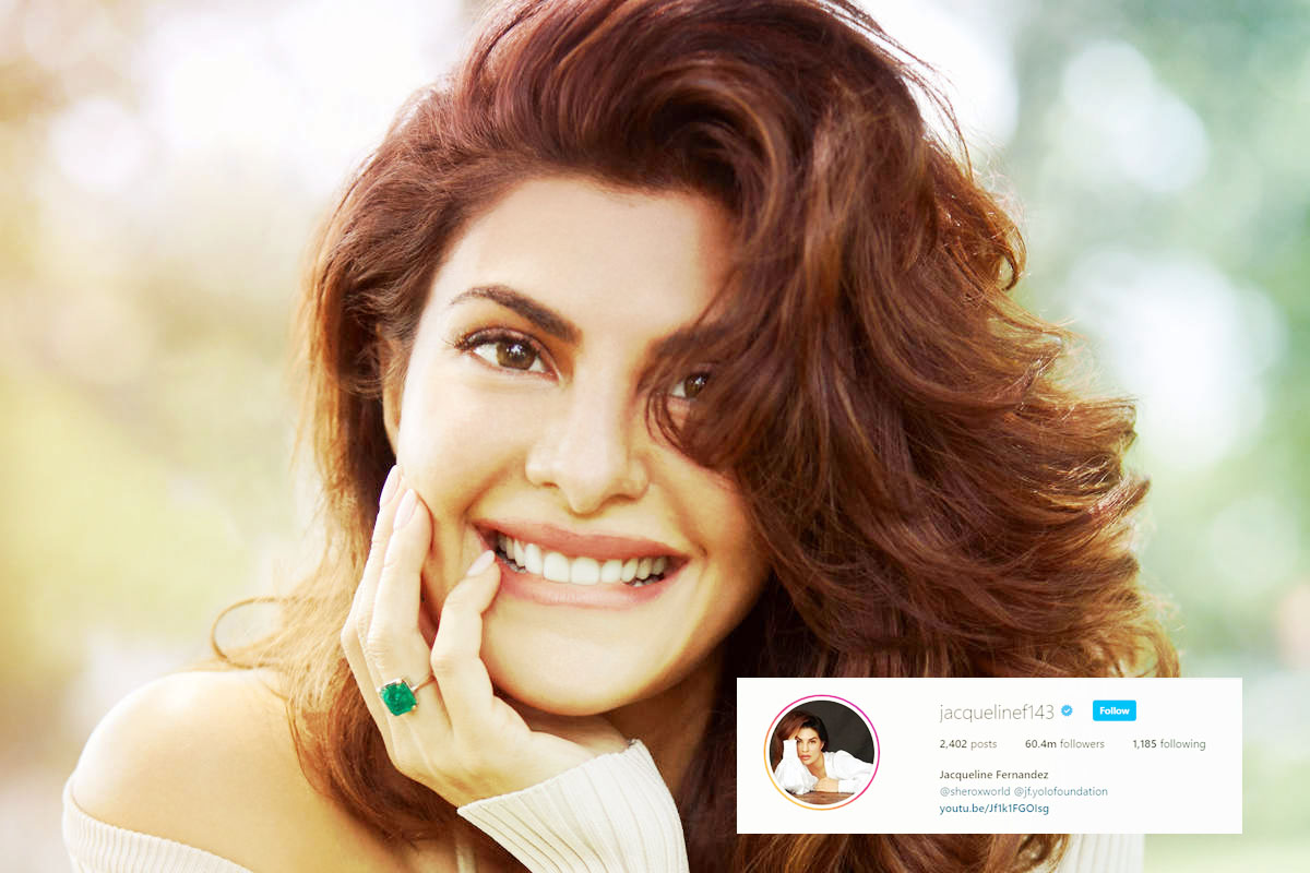 Jacqueline Fernandez 60 Million Instagram Followers complete latest news