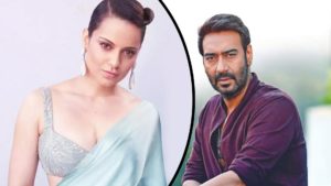 Kangana Ranaut and Ajay Devgn