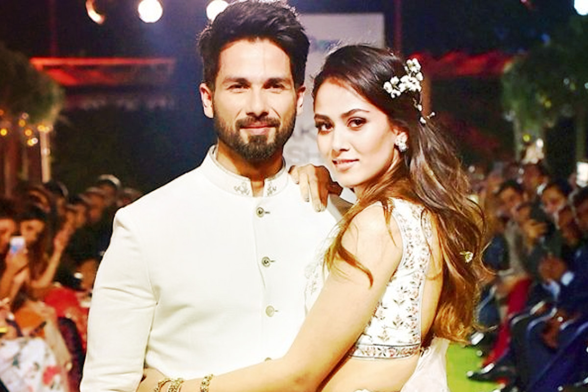 mira rajput with shahid kapoor latest photo
