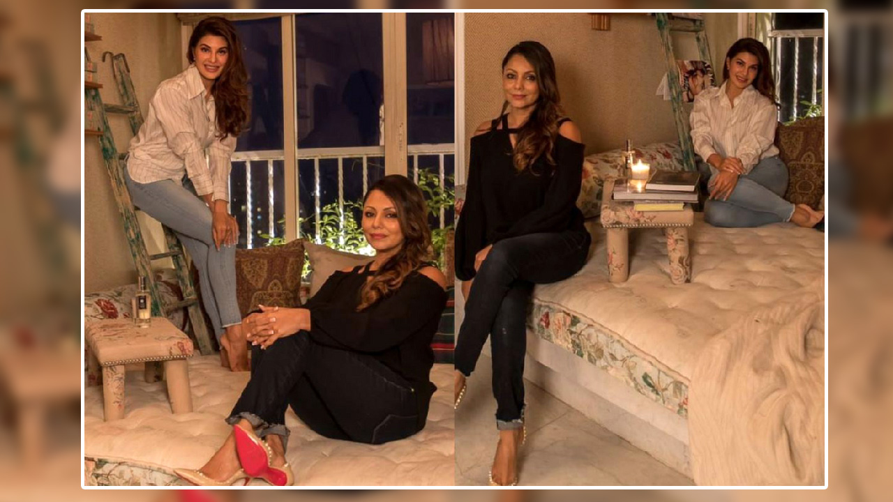 Jacqueline Fernandez with gauri khan-Ready to show