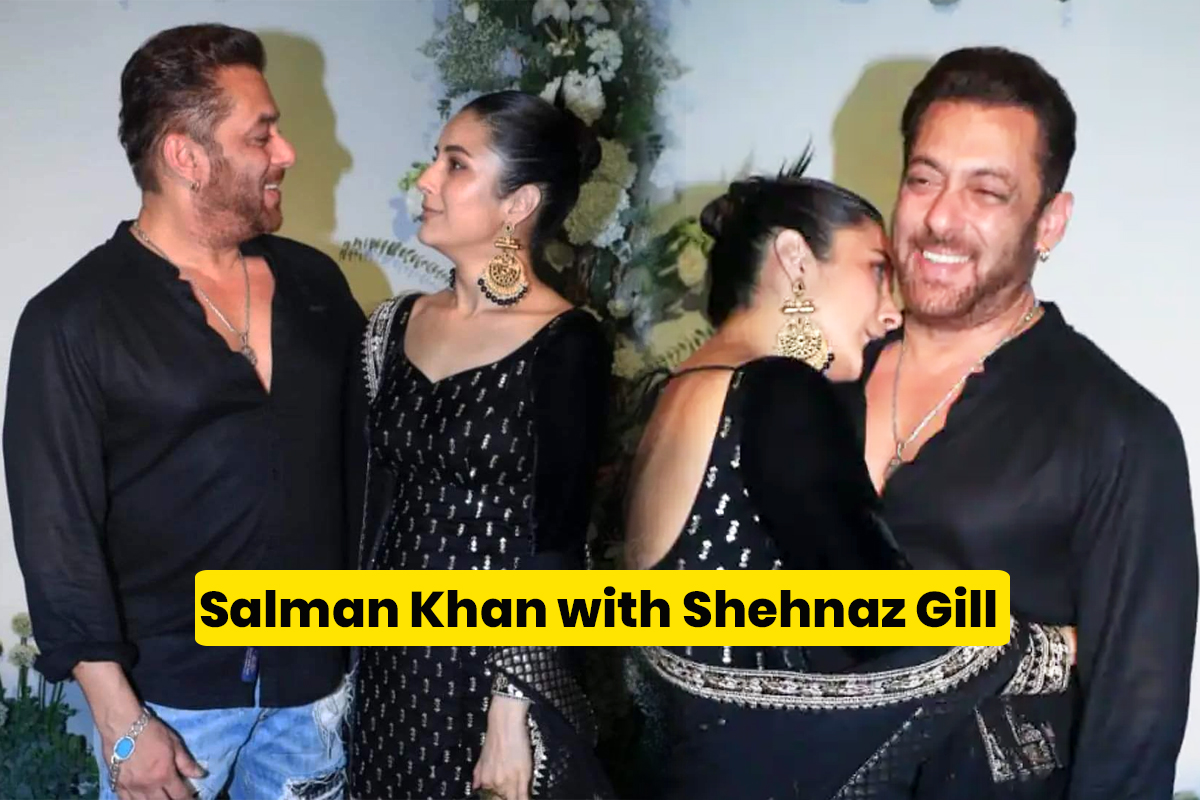 Salman khan with Shehnaz Gill