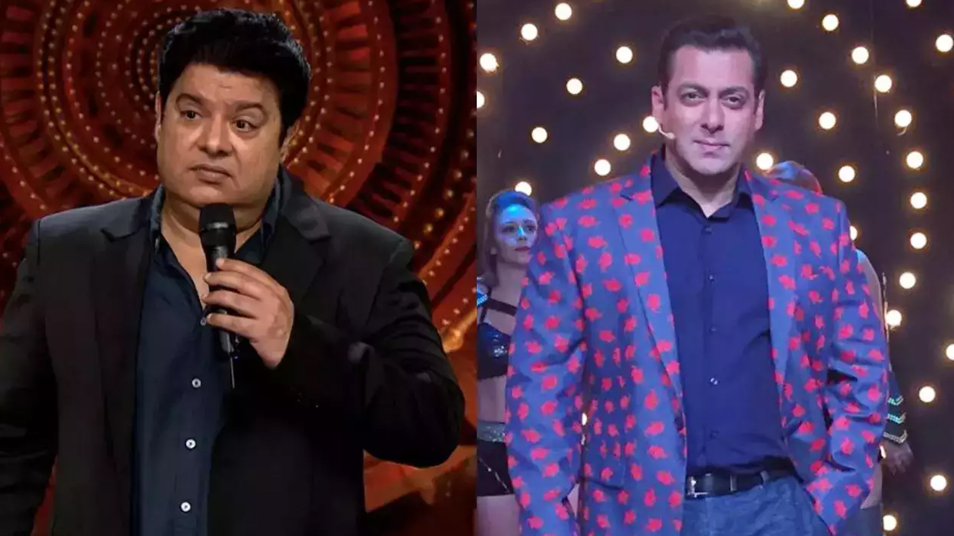 Sajid Khan and Salman Khan in Bigg Boss 16