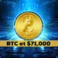 Bitcoin Hits 71000
