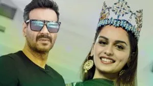 Ajay Devgan And Manushi Chhillar