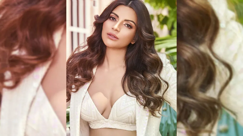 Shama Sikander Deep Neck dress