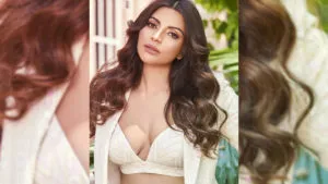 Shama Sikander Deep Neck dress