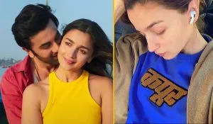 Pregnant Alia Bhatt wore a Kapoor Tshirt